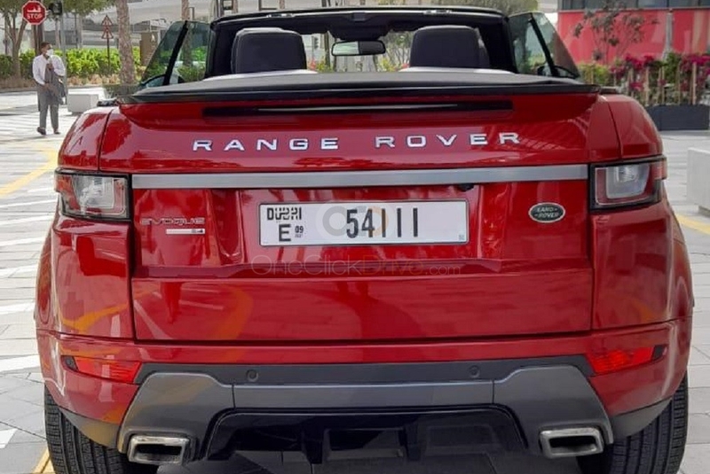 Red Land Rover Range Rover Evoque Convertible 2017